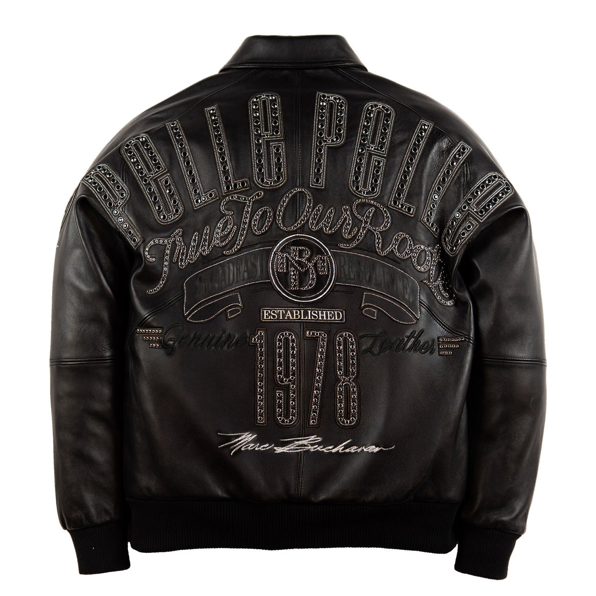 978" studded varsity jackets in my feed this fall and a lot of people getting burned. I make leather jackets for a living, so here's what to check, no matter who you buy from