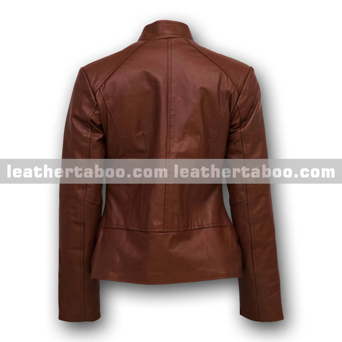 Premium Women’s Sheepskin Leather Jacket, front view 3