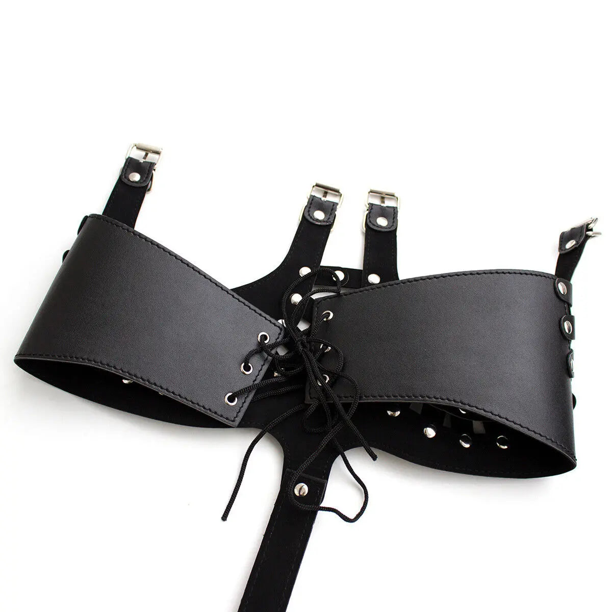 Sexlady Lingerie Set Leather Black Queen Dress Sex Toys Leather Suit Flirting