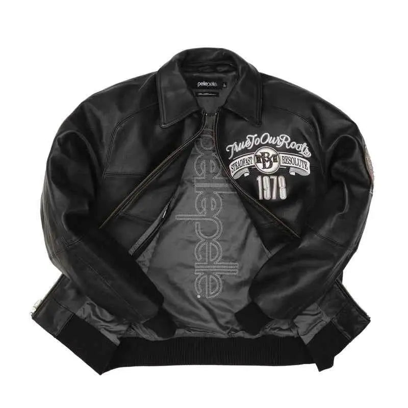 PELLE PELLE WHITE TRUE TO OUR ROOTS LEATHER JACKET
