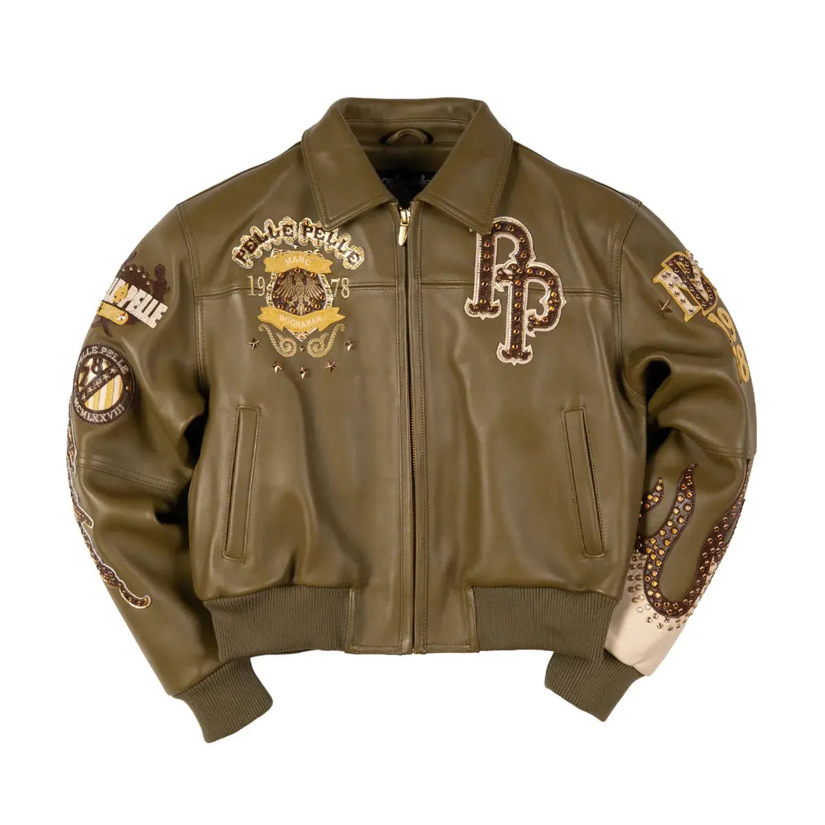 World Famous Women's Leather Jacket, front view