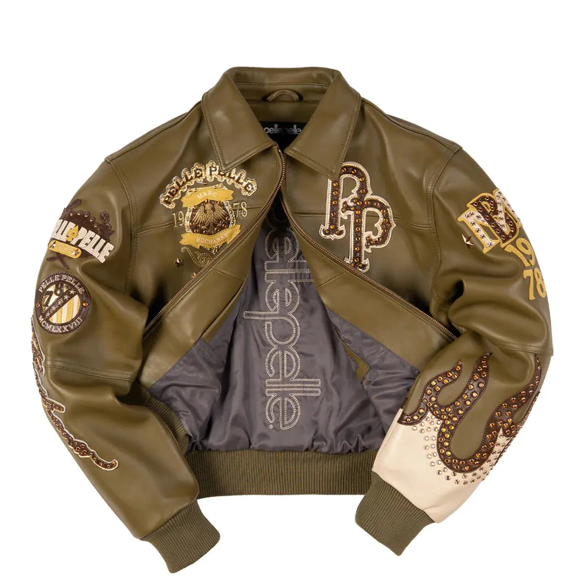 World Famous Women's Leather Jacket, side view