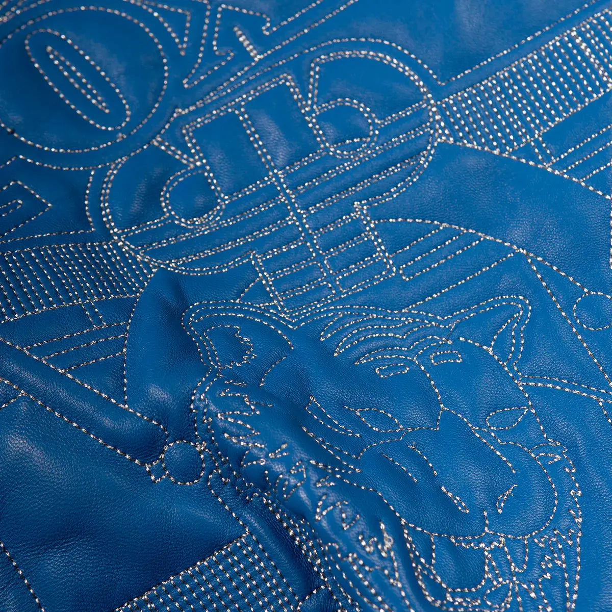 Detroit Quilted Leather Jacket, detail view 2