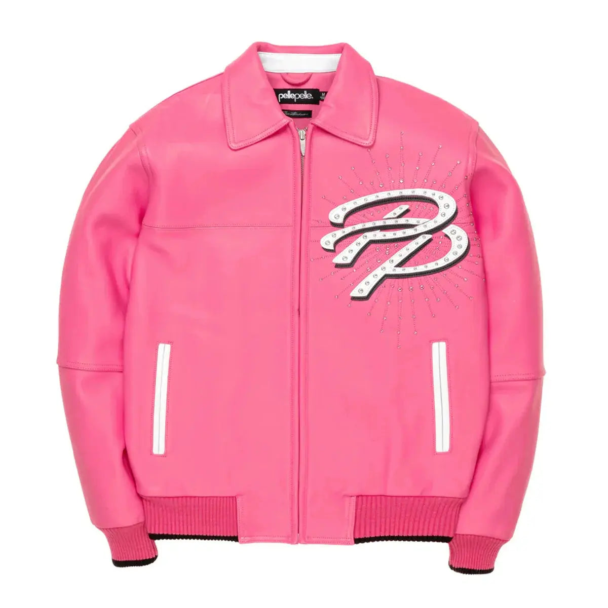 Greatest Of All Time 1978 Pink Leather Jacket, detail view 3