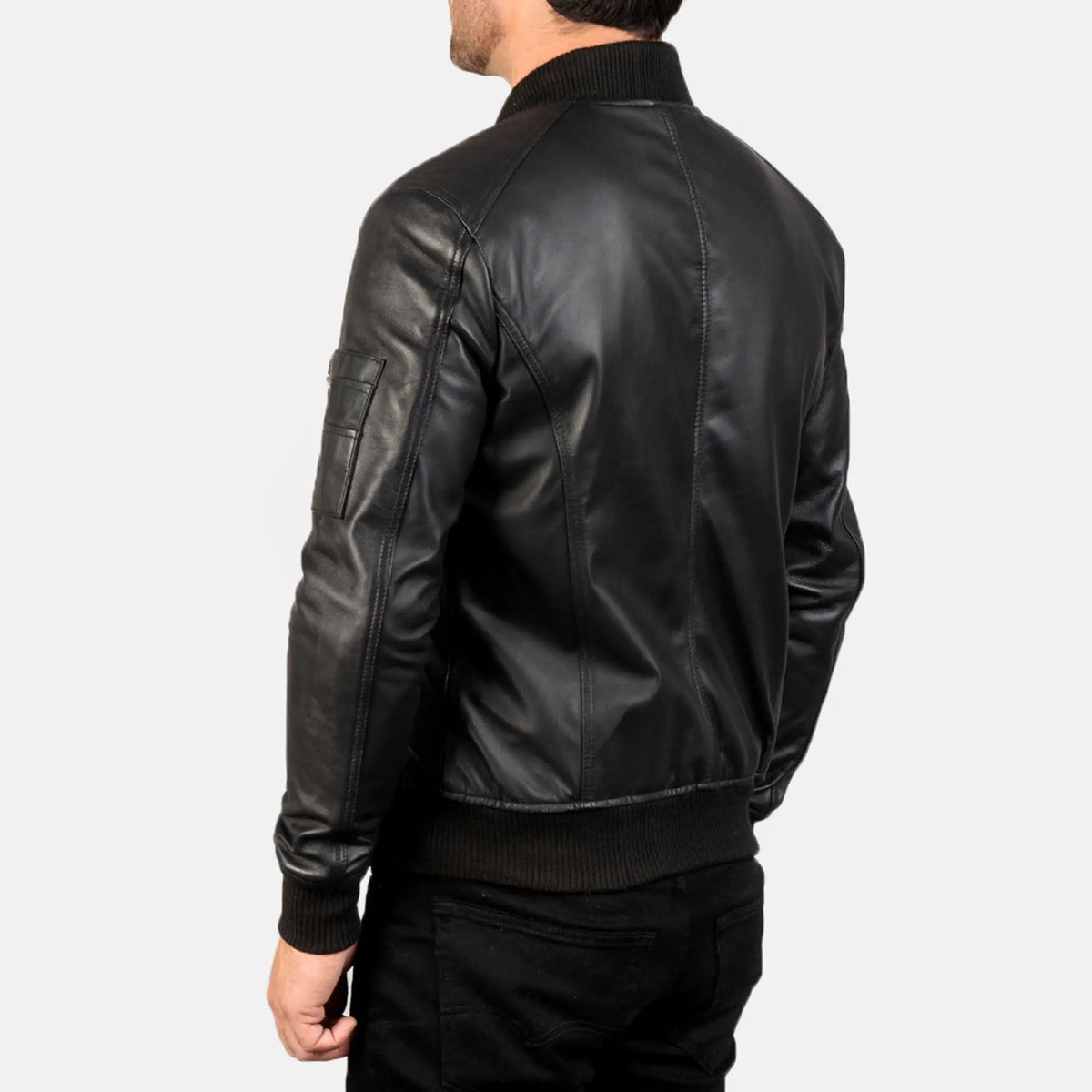 Stylish MA-1 aviation jacket modern street style