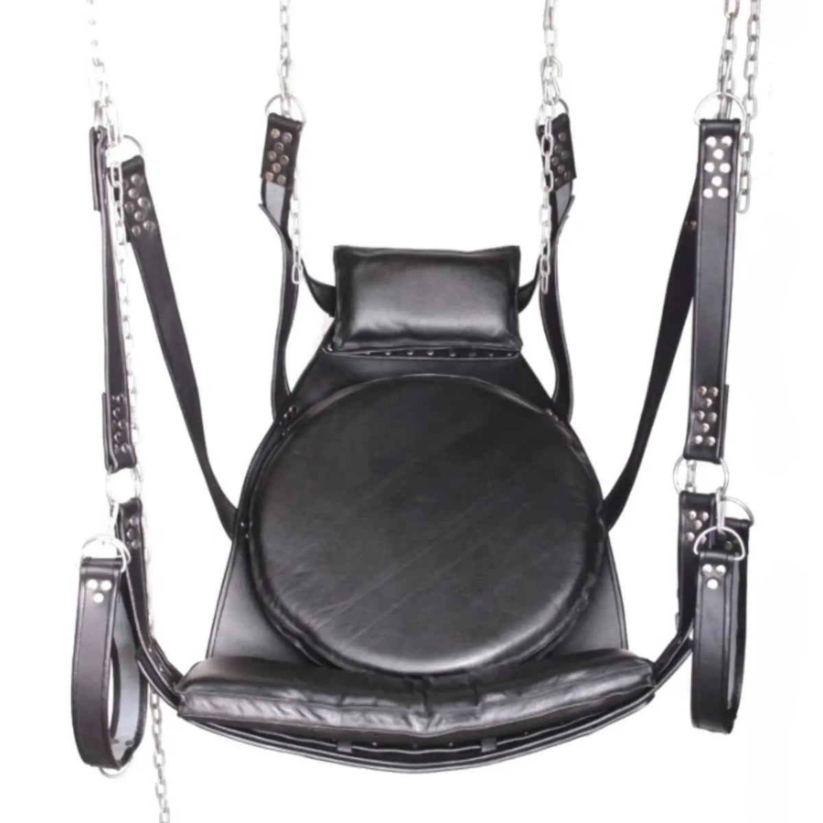 Heavy Duty Sex Swing Genuine Leather Hanging Sling Swing BDSM Adult Playroom leathertaboo.com