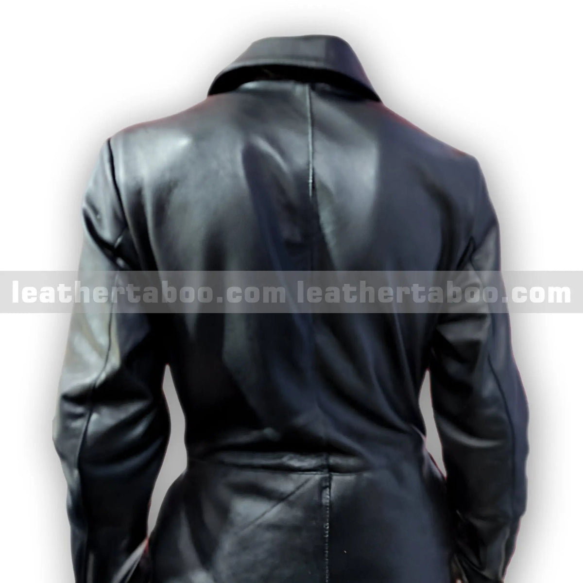 Men’s Black Sheepskin Leather One-Piece Suit – Full Body Zipper Outfit - Leather taboo