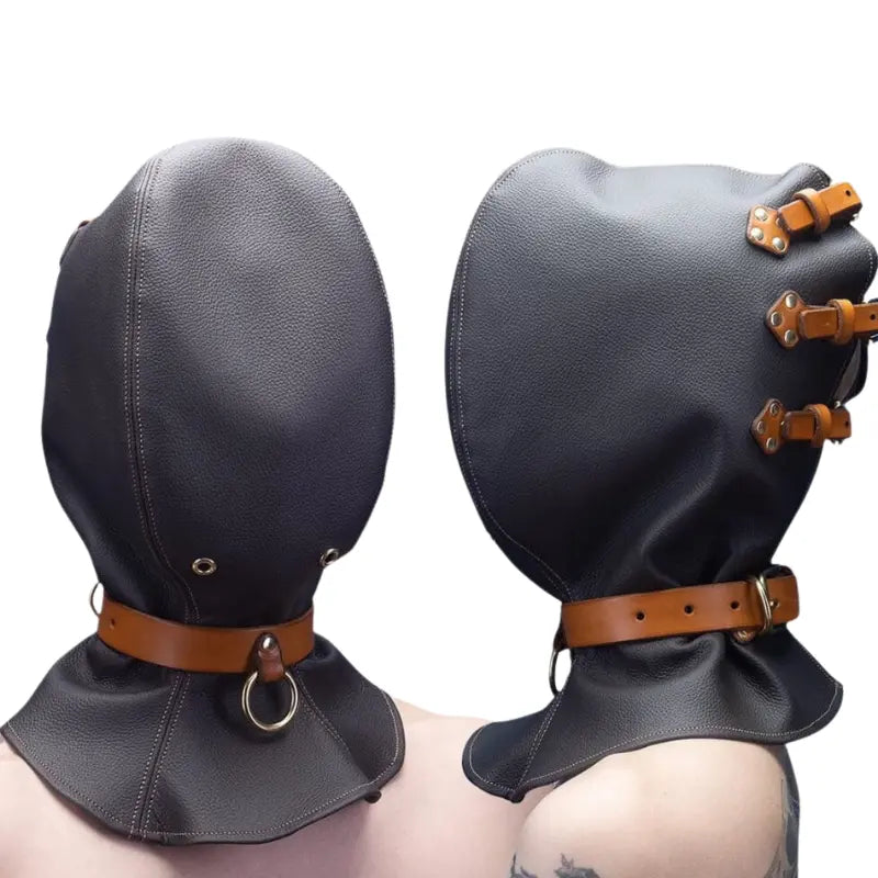 Share :    We will confirm the size for some of the products by email. So, your items will be in proper fitting. RELA LEATHET FULLY ADJUSTABLE BONDAGE HOOD WITH COLLAR - Leather taboo