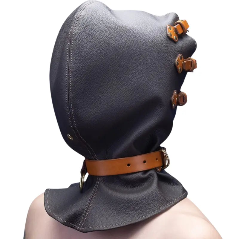 Share :    We will confirm the size for some of the products by email. So, your items will be in proper fitting. RELA LEATHET FULLY ADJUSTABLE BONDAGE HOOD WITH COLLAR - Leather taboo