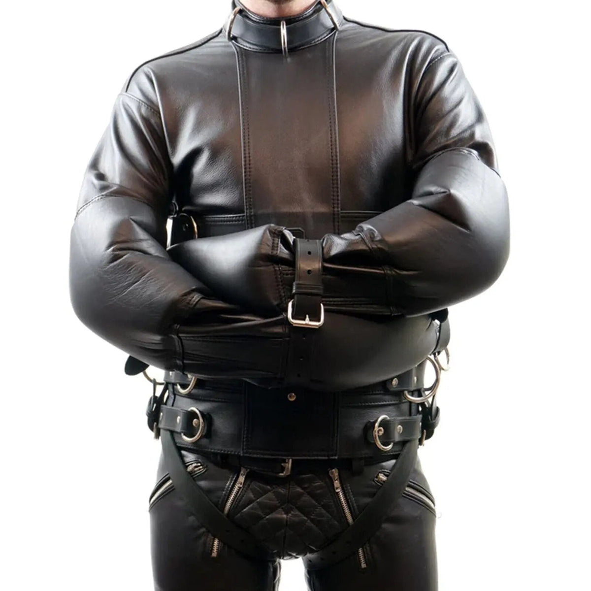 Original Cowhide Leather Bondage Straitjacket