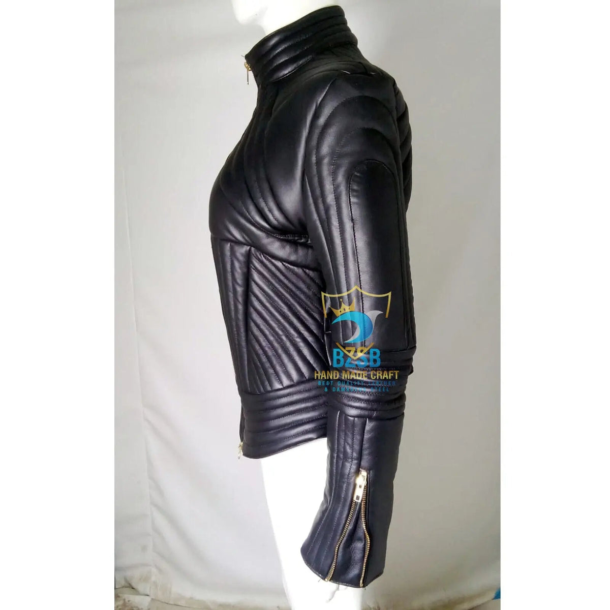 Women Leather Catsuit Bodysuit Gothic Top trending Black leather Quilted Leather