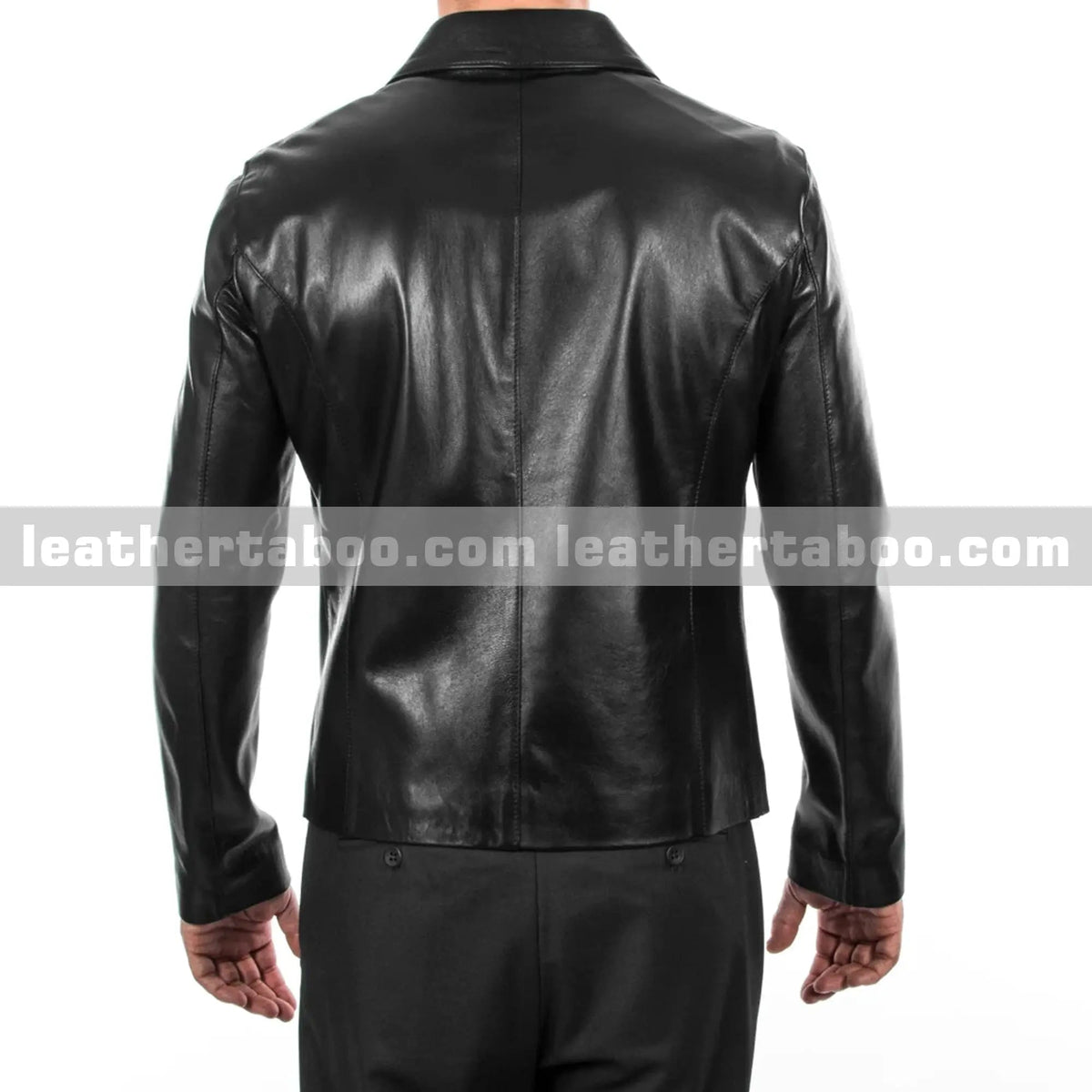Men's Black Zip-Up Leather Jacket | Premium Sheepskin | Classic Style Outerwear for Urban & Casual Looks | LeatherTaboo - Leather taboo