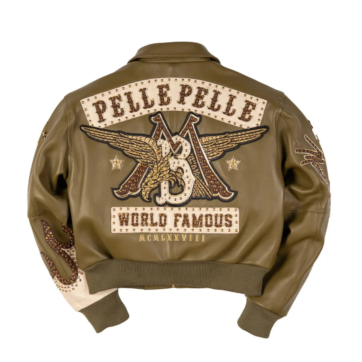 World Famous Women's Leather Jacket, back view