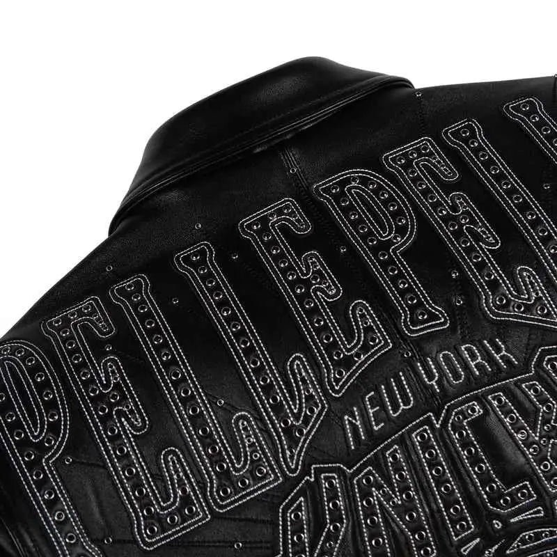 City of Knicks Women's Black Leather Jacket, detail view 2