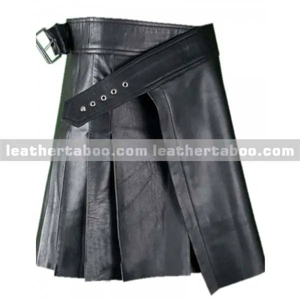 Men's Genuine Leather Kilts – Classic Utility Design