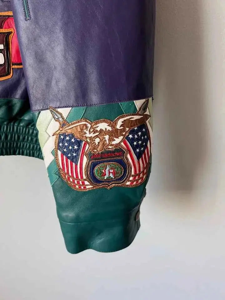 Los Angeles Lakers 2020 Championship Commemorative Leather Jacket, detail view 8