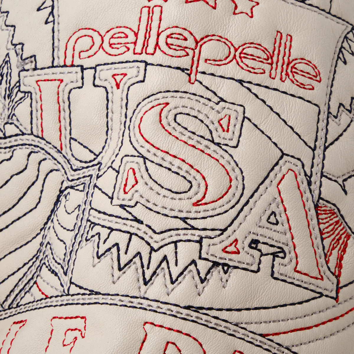Premium America Quilted Leather Jacket, detail view 4