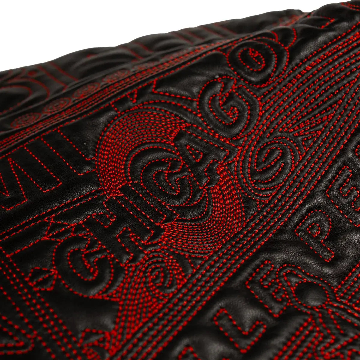Chicago Quilted Leather Jacket, detail view 2
