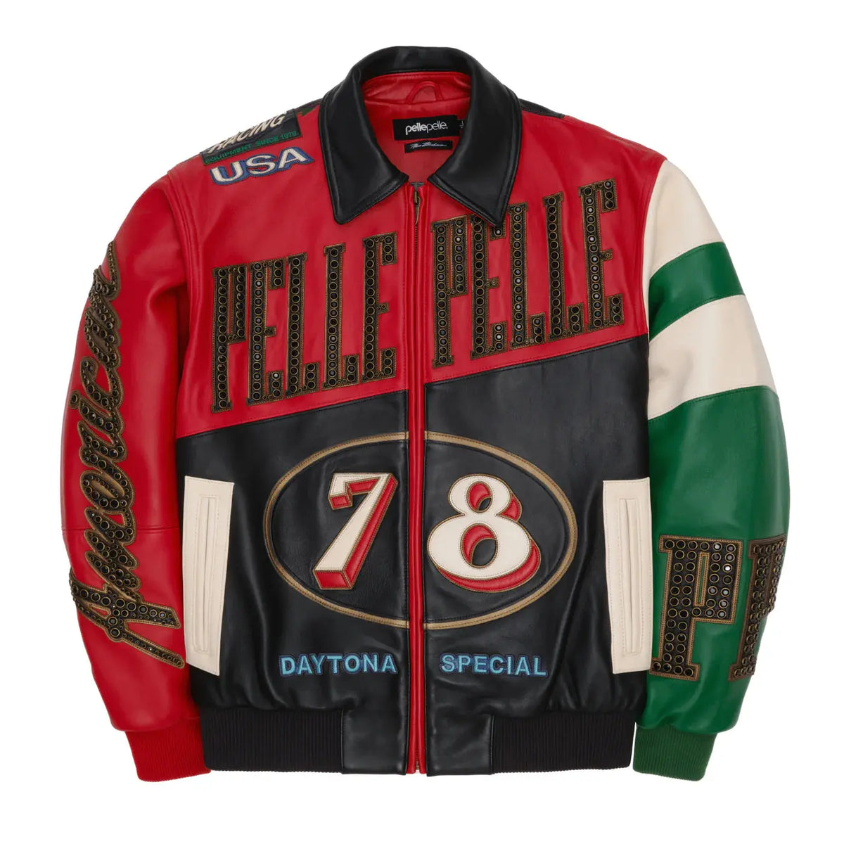 Daytona Special Leather Jacket, front view