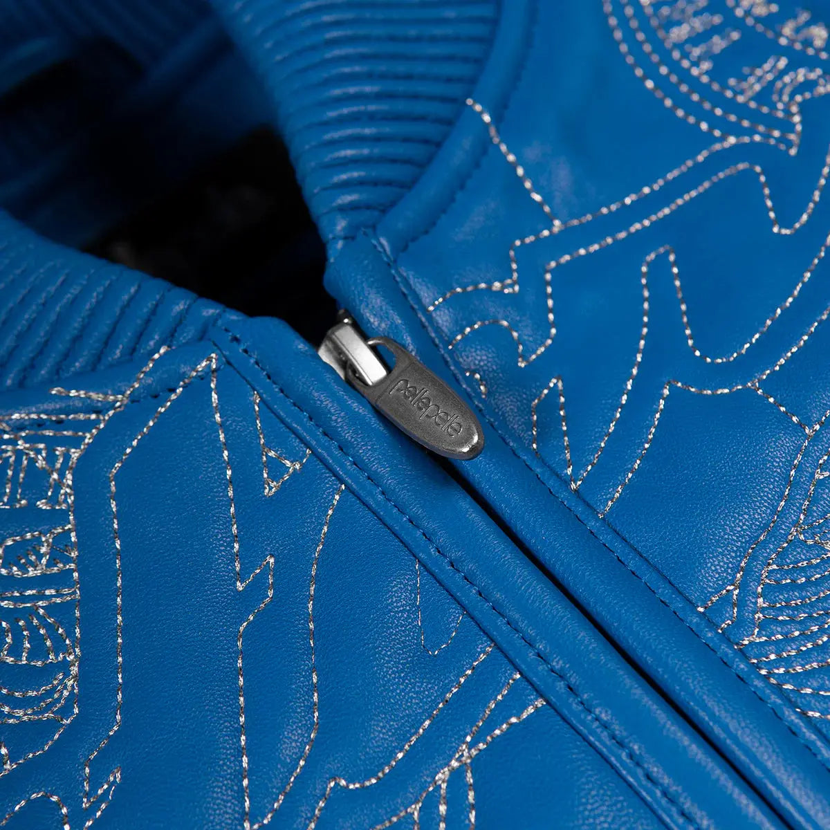 Detroit Quilted Leather Jacket, back view