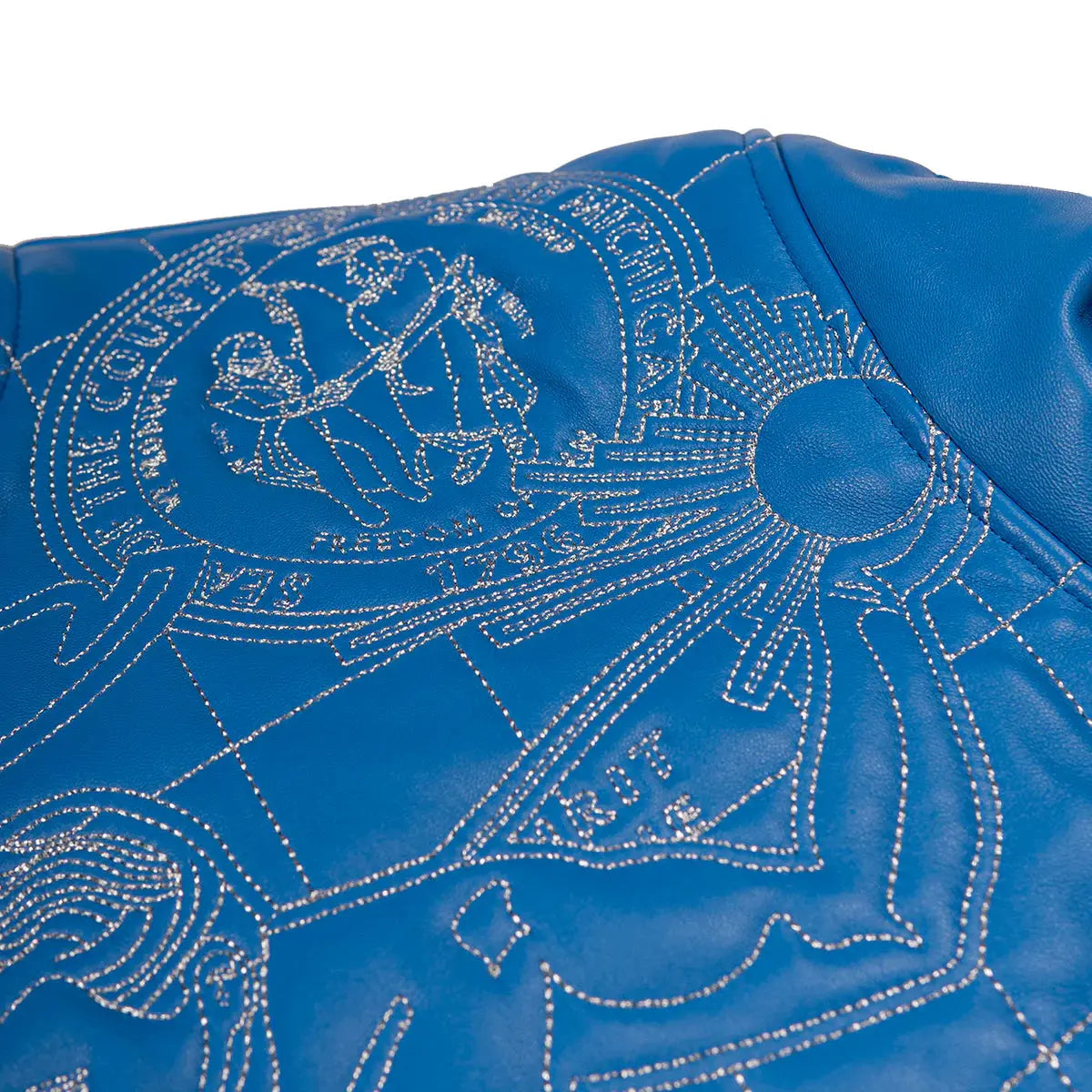 Detroit Quilted Leather Jacket, detail view 4