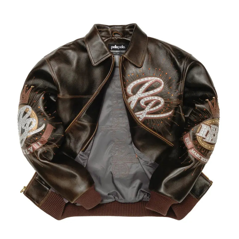 47th Anniversary Leather Jacket, back view