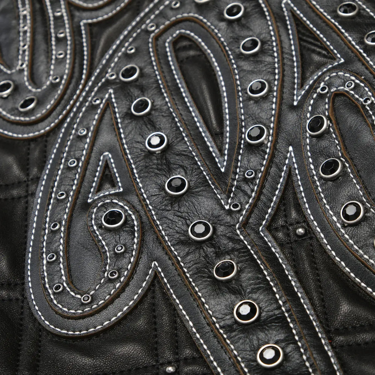 Royale Hooded Leather Jacket, detail view 5