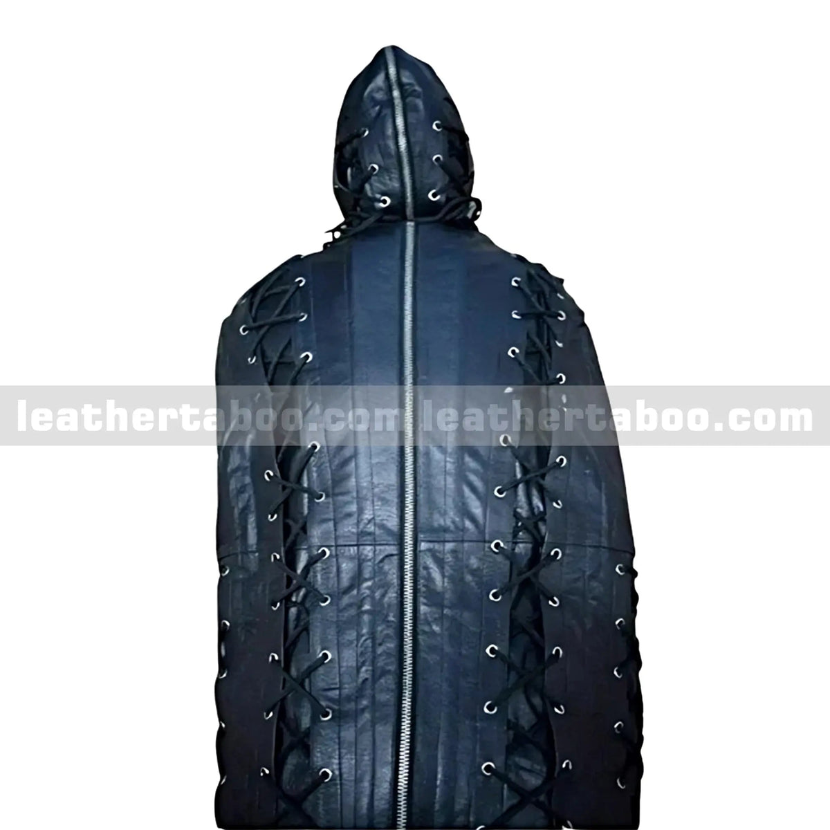 Premium Genuine Leather Hooded Sleep Sack – The Ultimate Bondage Experience - Leather taboo
