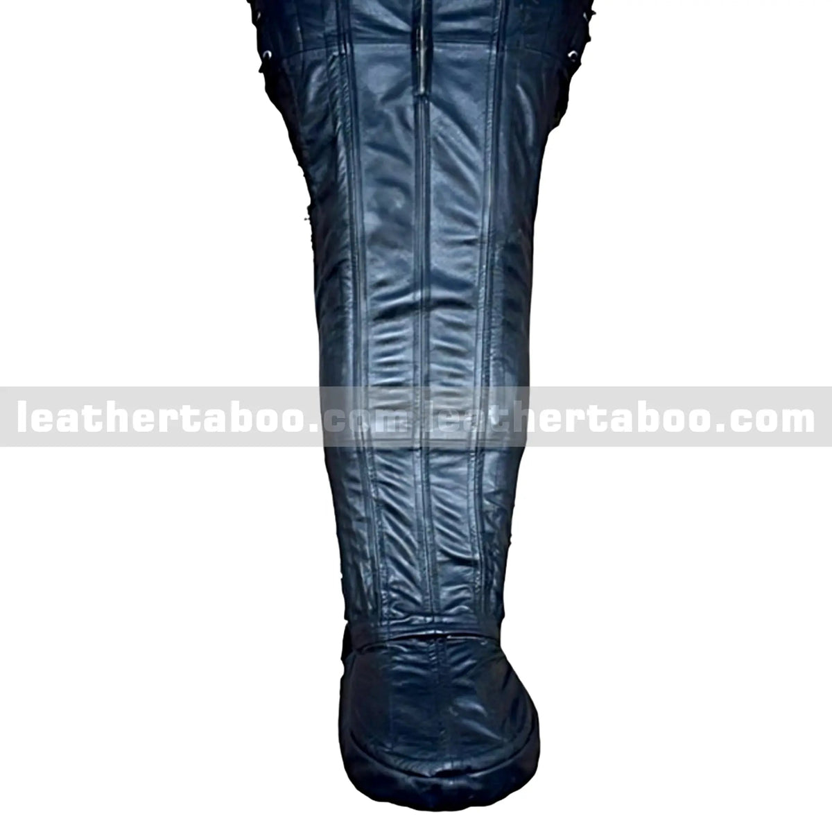 Premium Genuine Leather Hooded Sleep Sack – The Ultimate Bondage Experience - Leather taboo