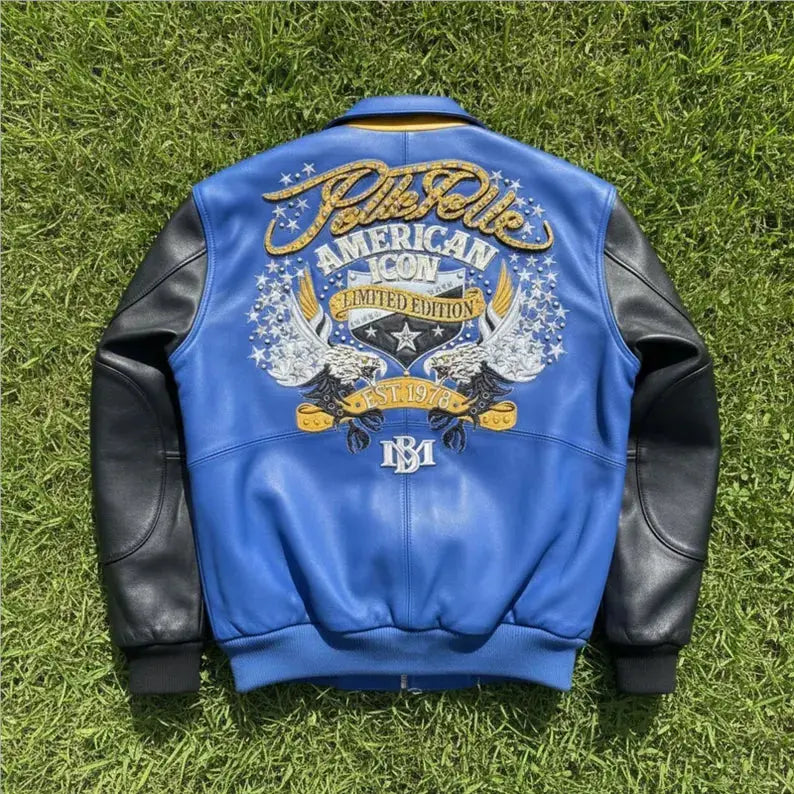 Daniel's Collab Leather Jacket, front view