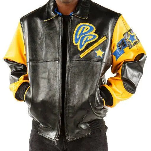Classic Vintage Club Leather Jacket, back view