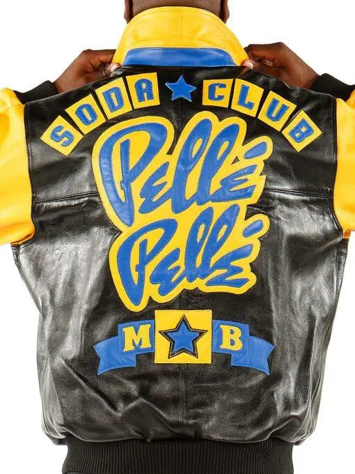 Classic Vintage Club Leather Jacket, side view