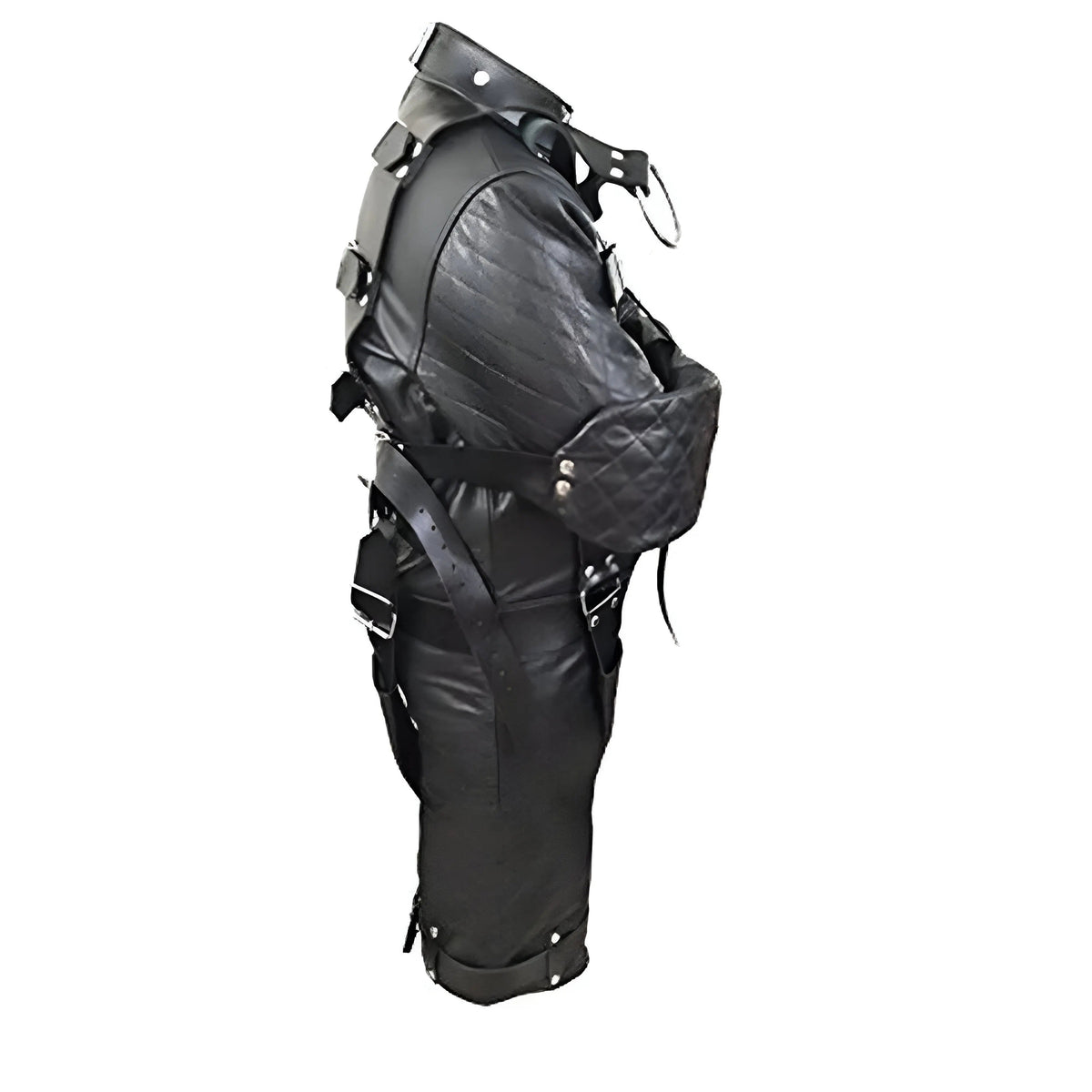 Leather straitjacket BDSM Suspension arm binder leather taboo