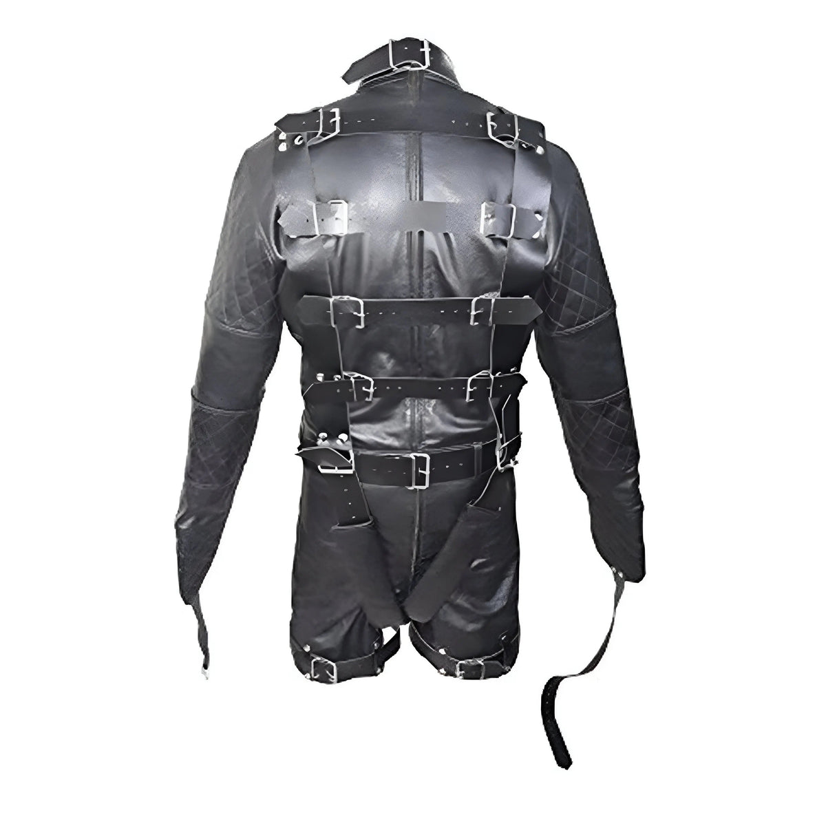 Leather straitjacket BDSM Suspension arm binder leather taboo